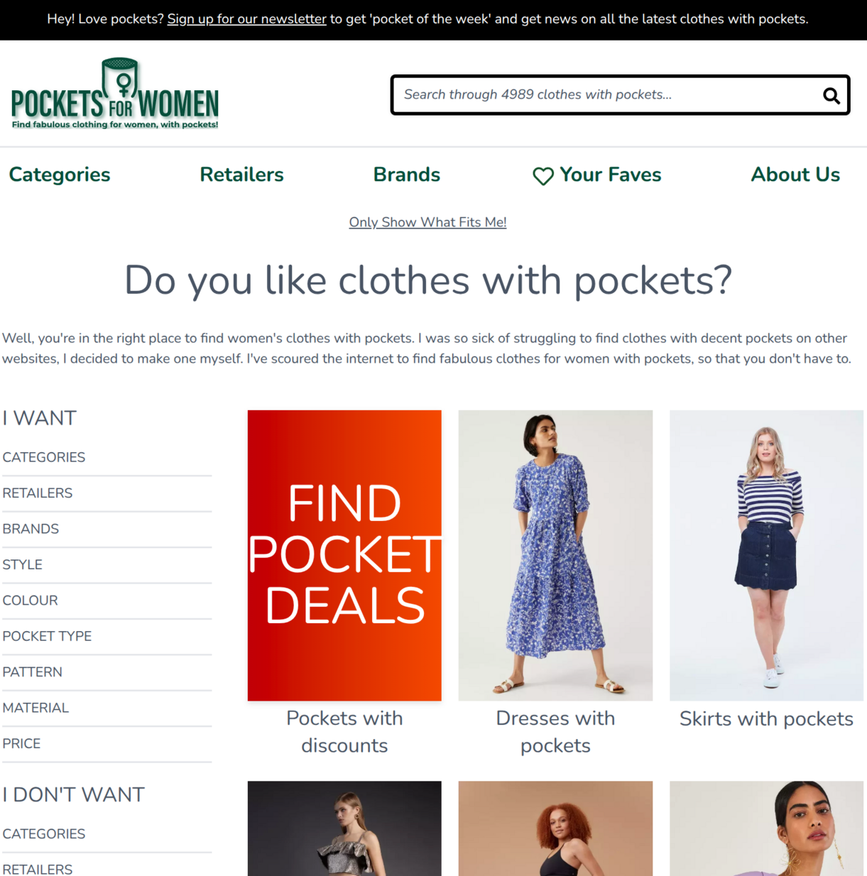 Pockets for Women